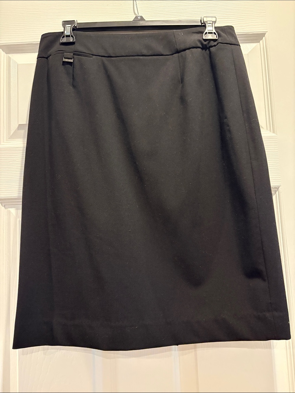 Calvin Klein Classic Black Women's Skirt With Back Slit